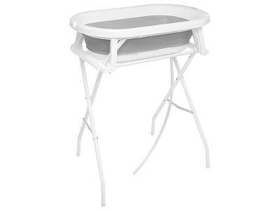 Banheira de Bebê com Suporte Dobrável Infanti Acquarella Cinza 25L