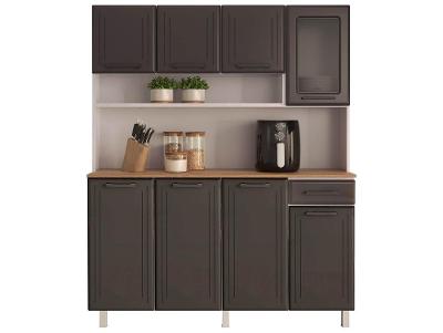 Armário de Cozinha Aço Telasul Liz 8 Portas 1 Gavetas 140x175,5cm