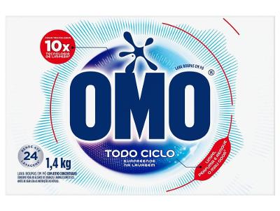 Sabão em Pó Omo Todo Ciclo Fragrância Exclusiva 1,4kg