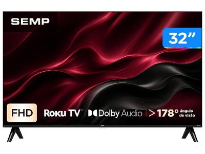 Smart TV 32" Semp Full HD LED 32S42R Roku 2026