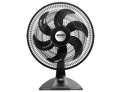 Ventilador de Mesa Arno Essential VE2E 40cm 6 Pás 3 Velocidades Preto