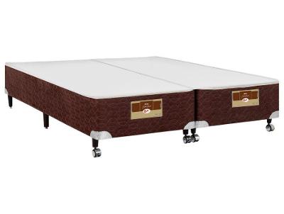 Base Cama Box King Castor 27x193x203cm Silver Star
