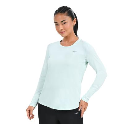 Camiseta Manga Longa de Corrida Feminina Mizuno Pro Uv +50