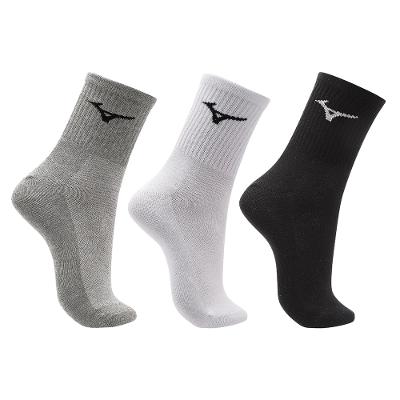 Kit Meia Cano Médio Mizuno Prime tam. 33-38 - Pacote com 3 pares