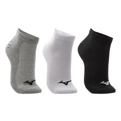 Kit Meia Sem Cano Mizuno Basic tam. 33-38 - Pacote com 3 pares