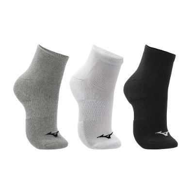 Kit Meia Cano Curto Mizuno Prime tam. 39-44 - Pacote com 3 pares