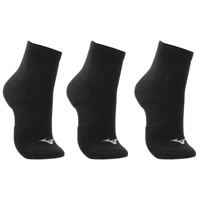 Kit Meia Cano Curto Mizuno Prime tam. 39-44 - Pacote com 3 pares