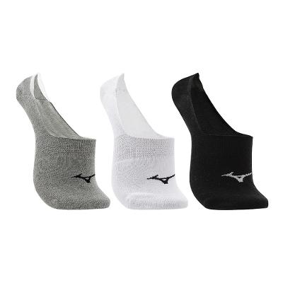 Kit Meia Cano Invisível Mizuno Basic tam. 33-38 - Pacote com 3 pares