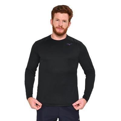 Camiseta de Treino Mizuno Two Loops 88 LS Masculina