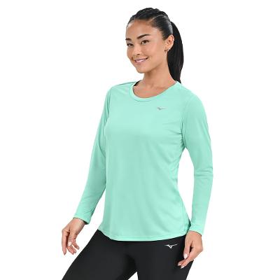 Camiseta Manga Longa de Treino Feminina Mizuno Energy