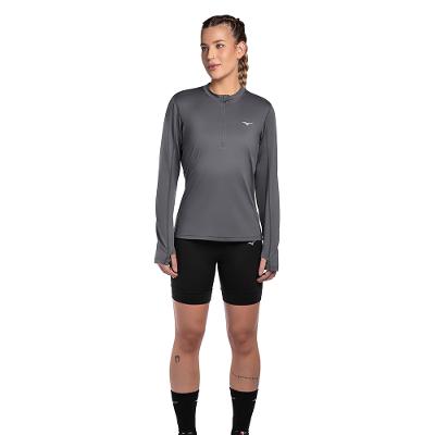 Camiseta Manga Longa de Corrida Feminina Mizuno Térmica
