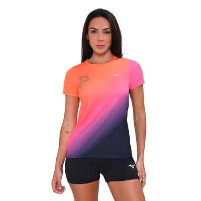 Camiseta de Corrida Mizuno Core Graphic Feminina