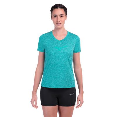Camiseta de Corrida Mizuno Spark Big Logo 2 Feminina