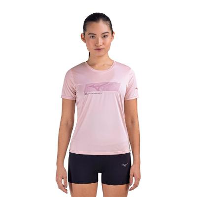 Camiseta de Corrida Mizuno Focus Stamp Feminina
