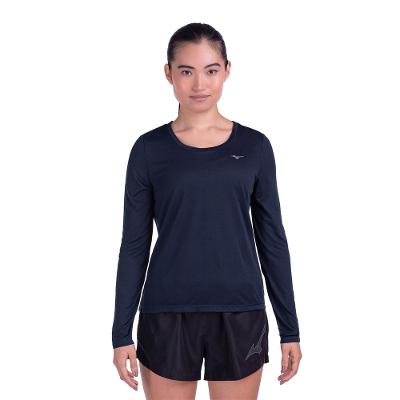 Camiseta de Corrida Manga Longa Mizuno Nirvana Feminina