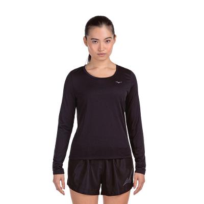 Camiseta de Corrida Manga Longa Mizuno Nirvana Feminina