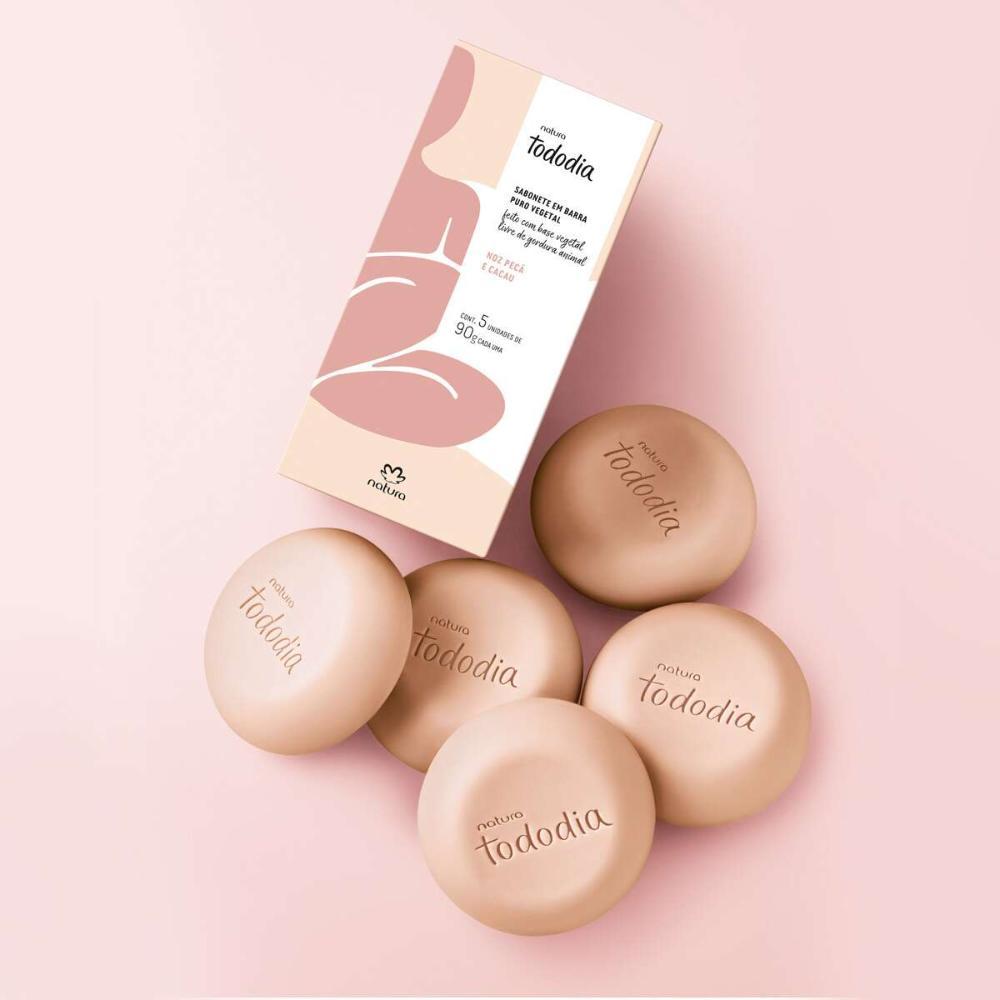 Sabonete em Barra Natura TodoDia Noz Pecã e Cacau 5un 90g - 2