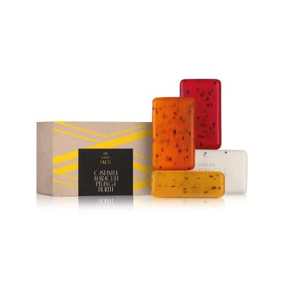 Sabonete em Barra Cremoso e Esfoliante Refrescante Natura Ekos 4un 100g