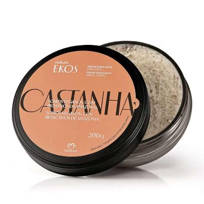 POLPA ESFOLIANTE HIDRATAÇÃO E RENOVAÇÃO PARA O CORPO CASTANHA EKOS 200 G