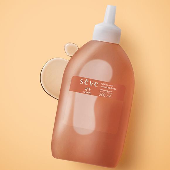 Refil Óleo Corporal Natura Sève Amêndoas Doces 200ml - 4