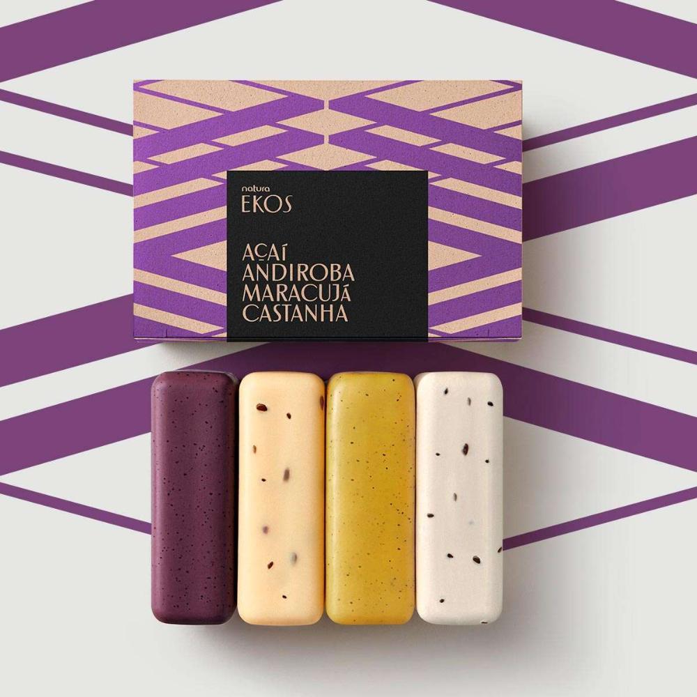 SABONETE EM BARRA PURO VEGETAL ESFOLIANTE EKOS 4 UN DE 100 G - 2