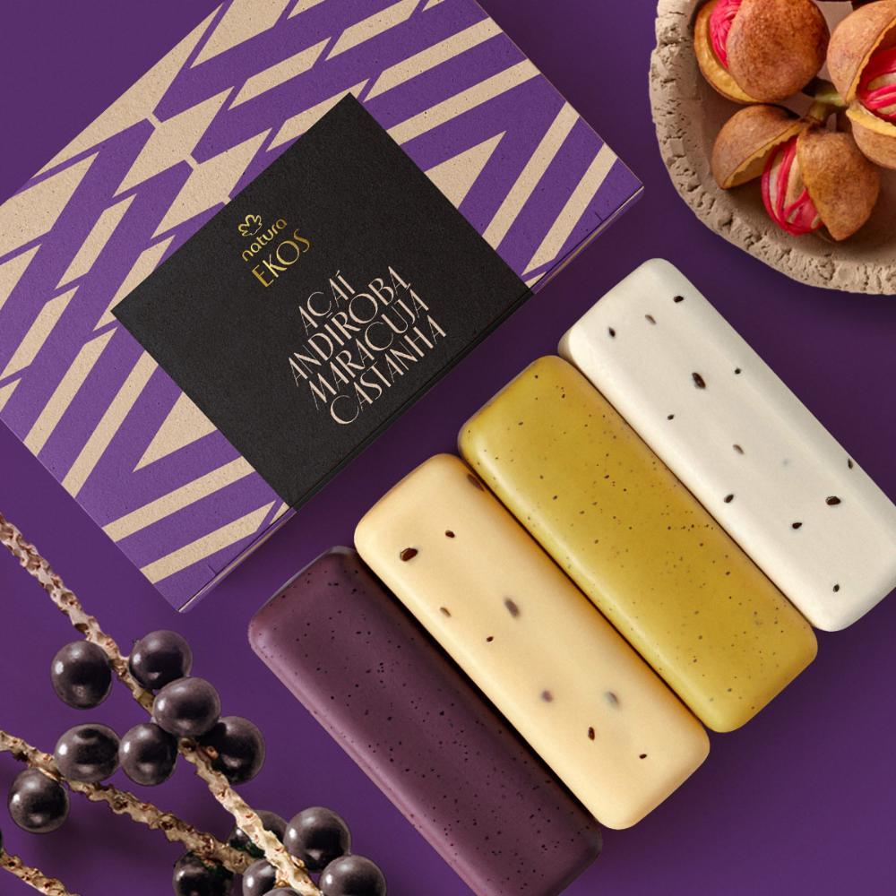 Sabonete em Barra Esfoliante Natura Ekos 4un 100g - 3