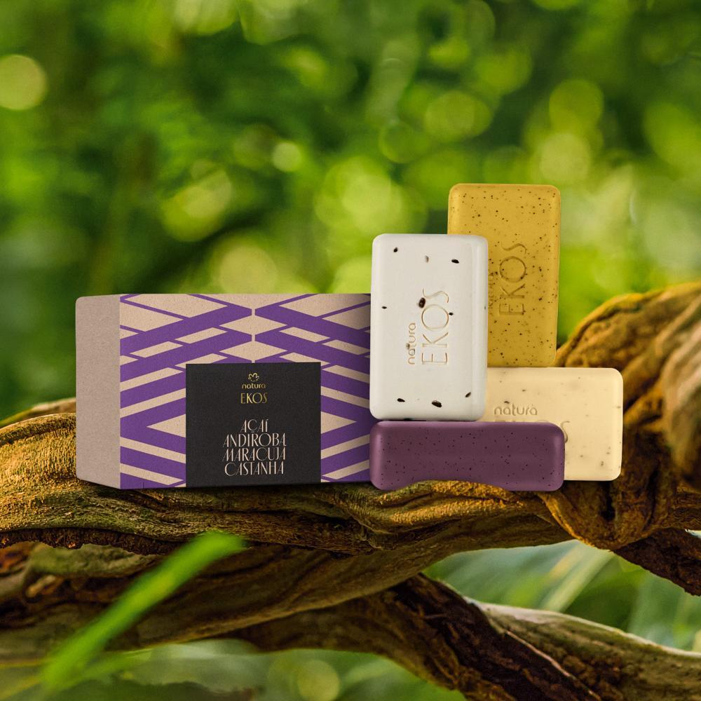 Sabonete em Barra Esfoliante Natura Ekos 4un 100g - 4