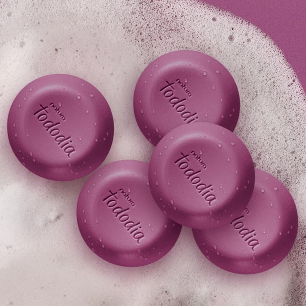 Sabonete em Barra Tododia Cereja Negra e Praliné 5un 90 g - 2