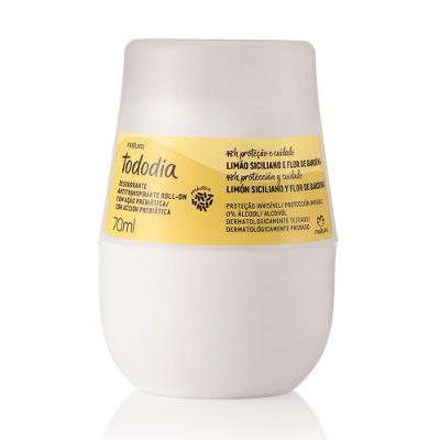 DESODORANTE ROLLON TODODIA LIMÃO SICILIANO E FLOR DE GARDÊNIA 70 ML