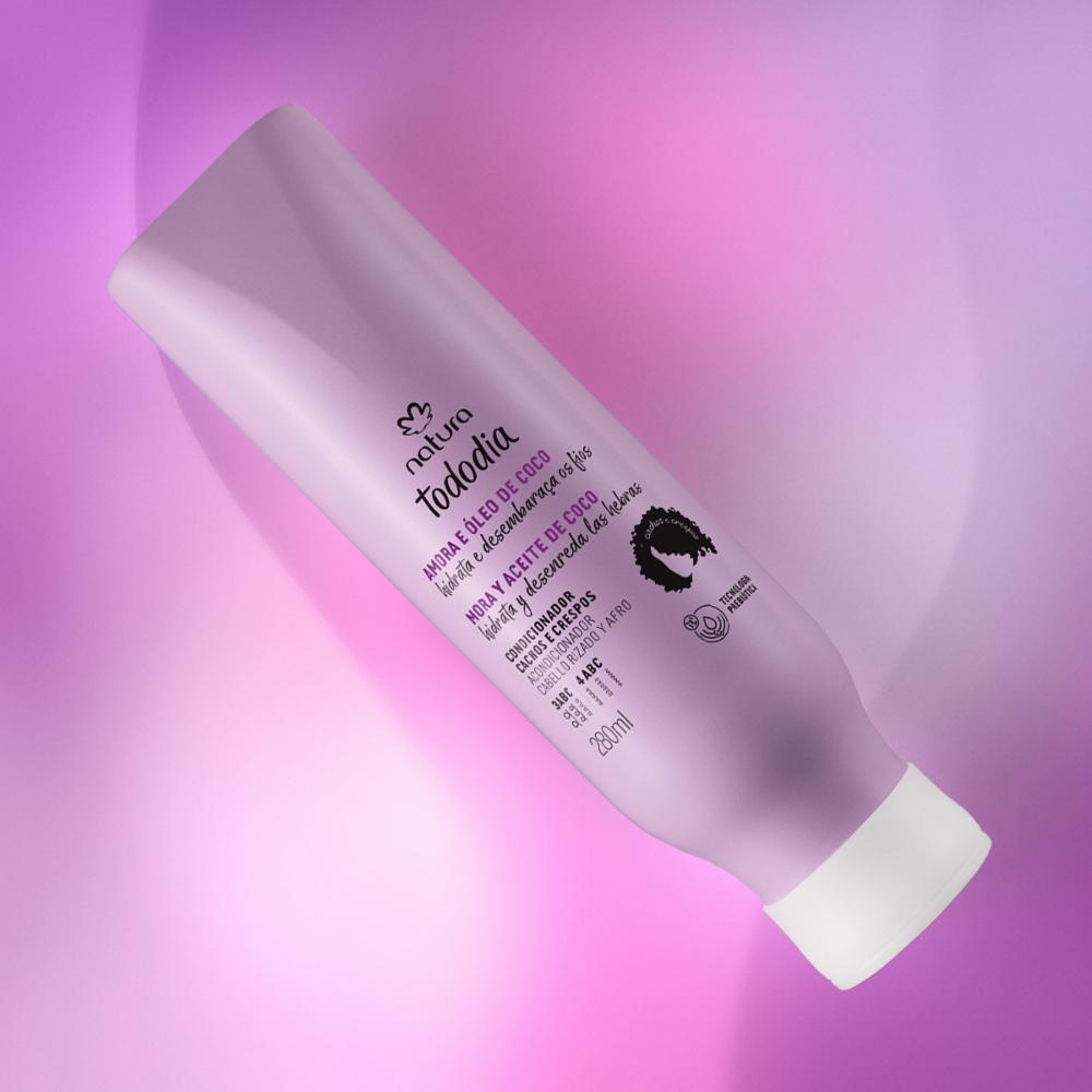 Condicionador Natura Cachos e Crespos Tododia Amora e Óleo de Coco - 2