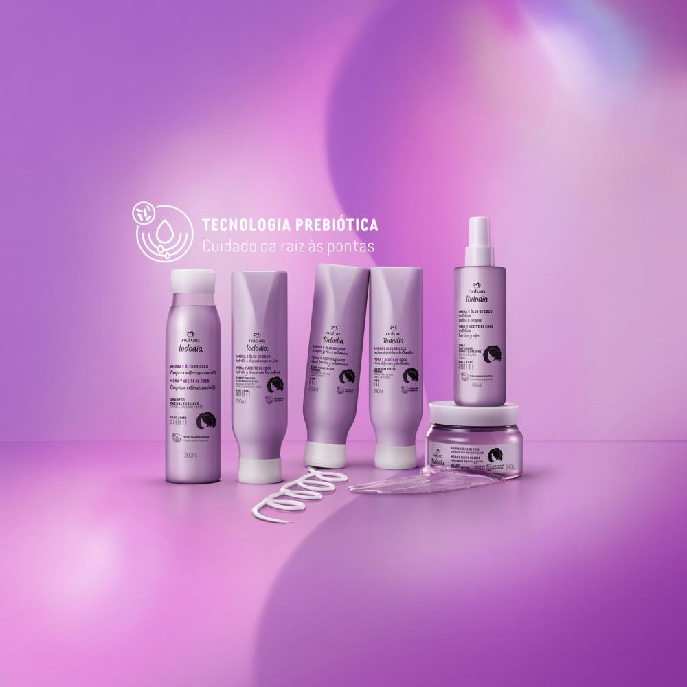 Condicionador Natura Cachos e Crespos Tododia Amora e Óleo de Coco - 5