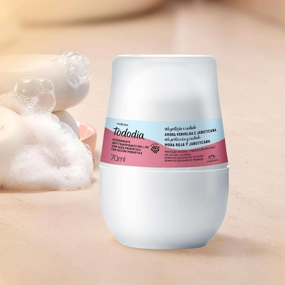 Desodorante Roll-on Natura TodoDia Amora Vermelha e Jabuticaba 70ml - 2