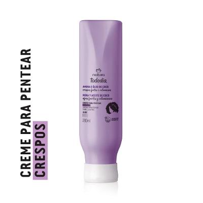 Creme para Pentear Crespos Tododia Amora e Óleo de Coco 280 ml