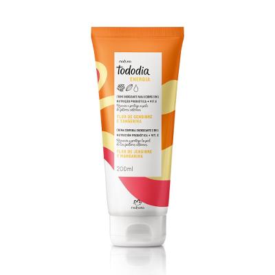 Creme Energizante Corporal 2 em 1 Natura Tododia Energia 200 ml