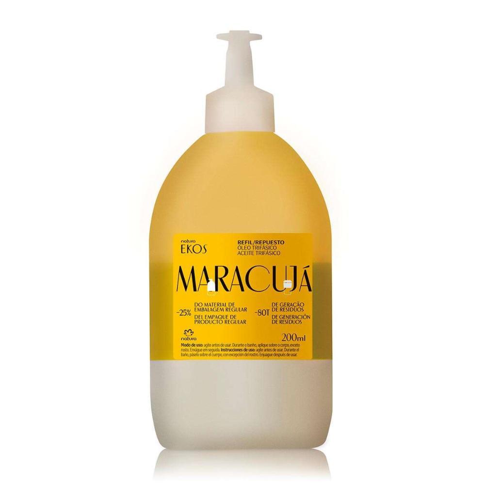 Refil Óleo Trifásico Corporal Natura Ekos Maracujá 200ml - 1