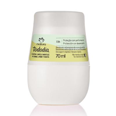 Desodorante Roll-on Natura Tododia Capim Limão e Hortelã