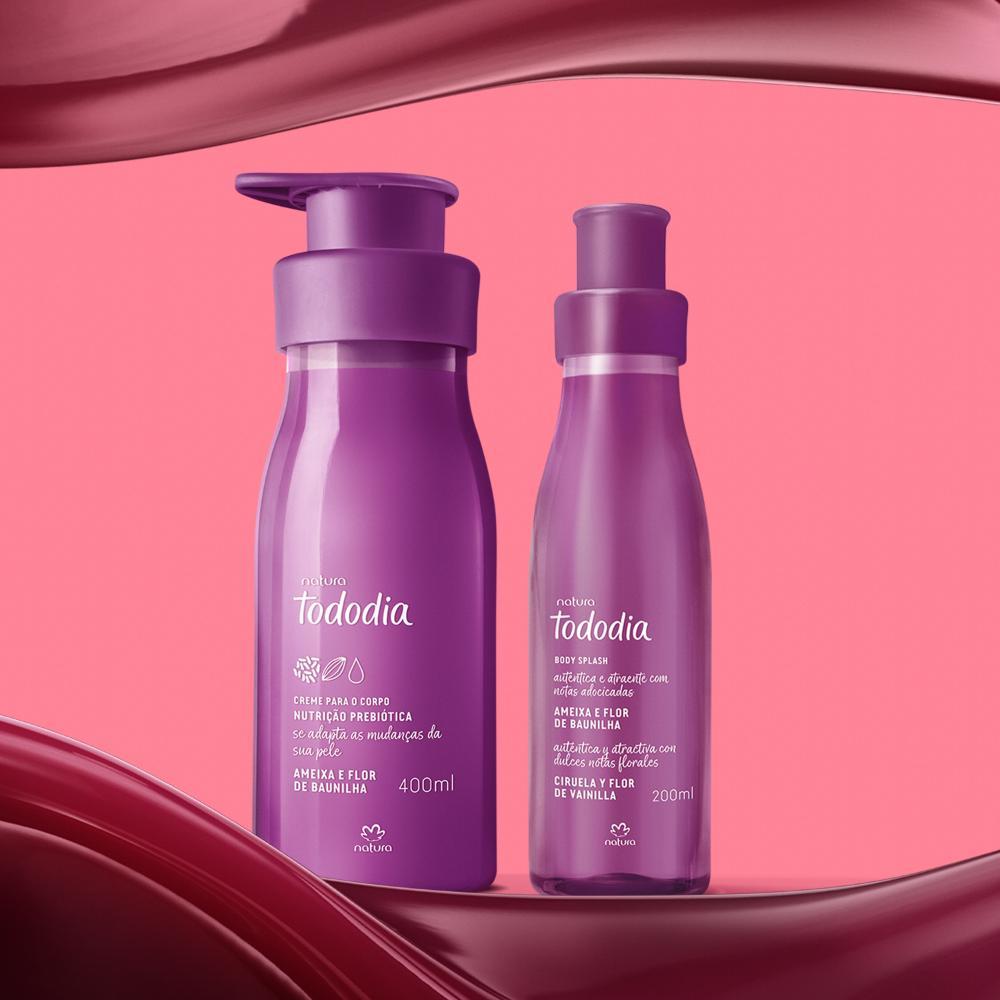 Kit TODODIA Ameixa e Flor de Baunilha - Bodysplash + Hidratante - 1