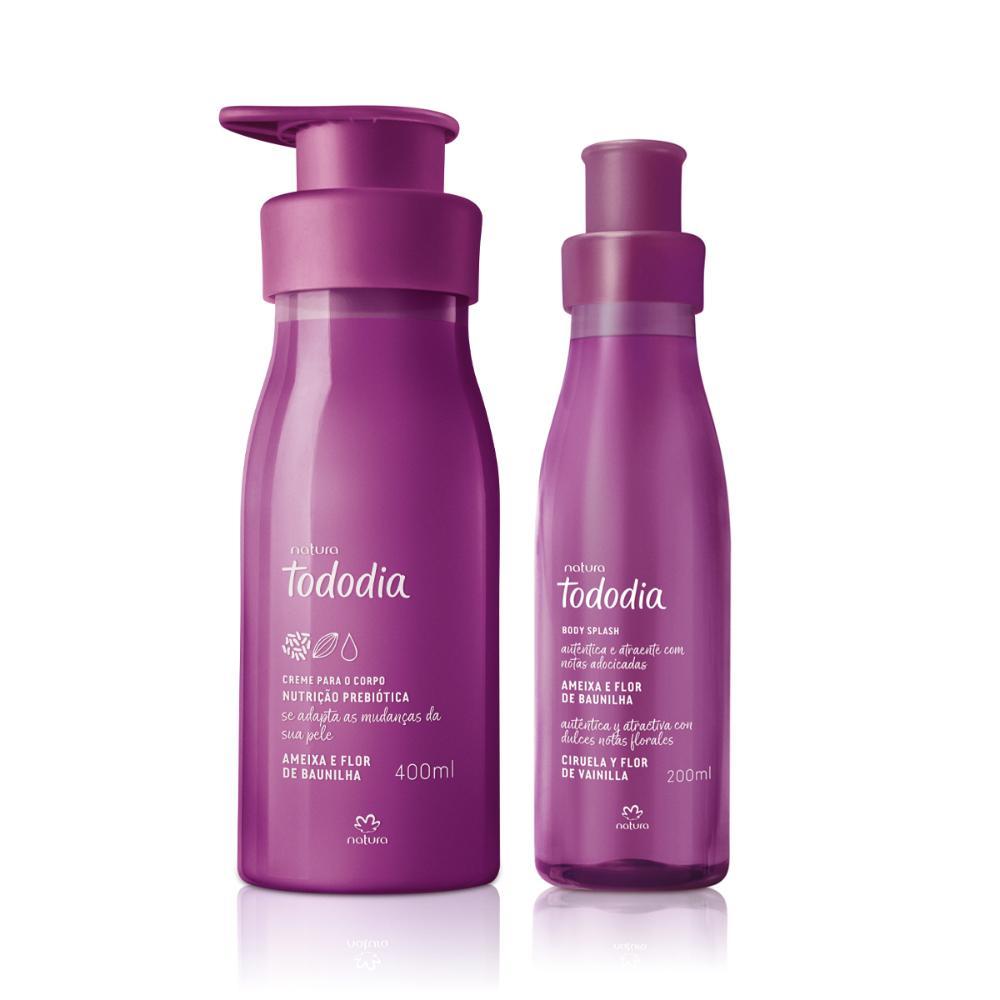 Kit TODODIA Ameixa e Flor de Baunilha - Bodysplash + Hidratante - 2