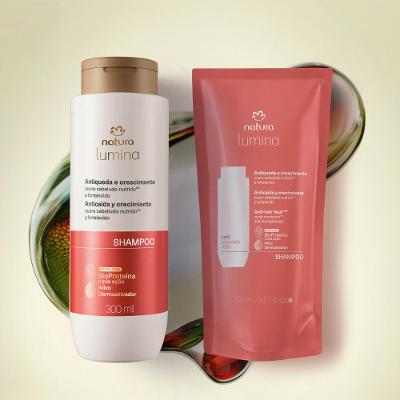 Kit Shampoo Estimulante Lumina Antiqueda e Crescimento com Refil