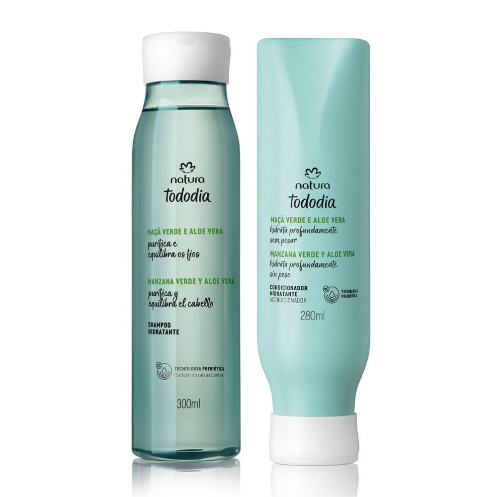 Kit Hidratante Tododia Maçã Verde e Aloe Vera Shampoo e Condicionador - 1