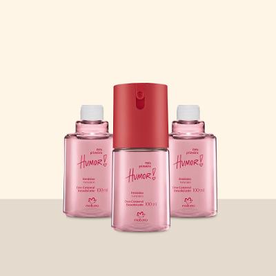 Kit Desodorante Spray Corporal Meu Primeiro Humor Feminino (3 produtos)