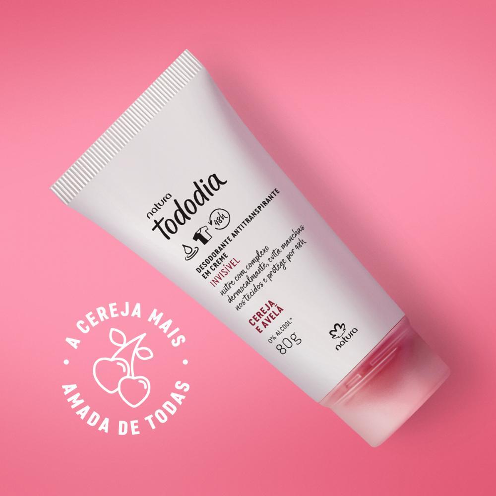 Desodorante em Creme Natura Tododia Cereja e Avelã 80g - 2