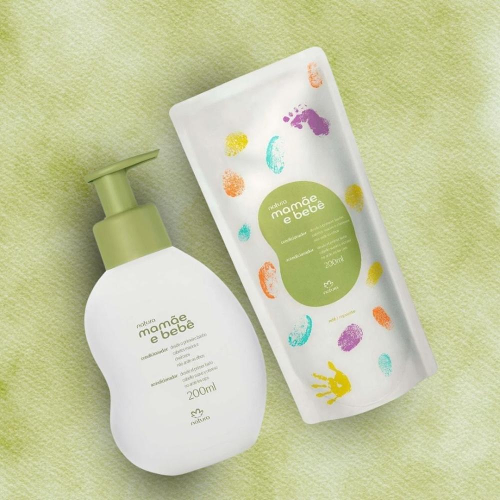 Kit Condicionador Mamãe E Bebê Natura c/ Refil - 1