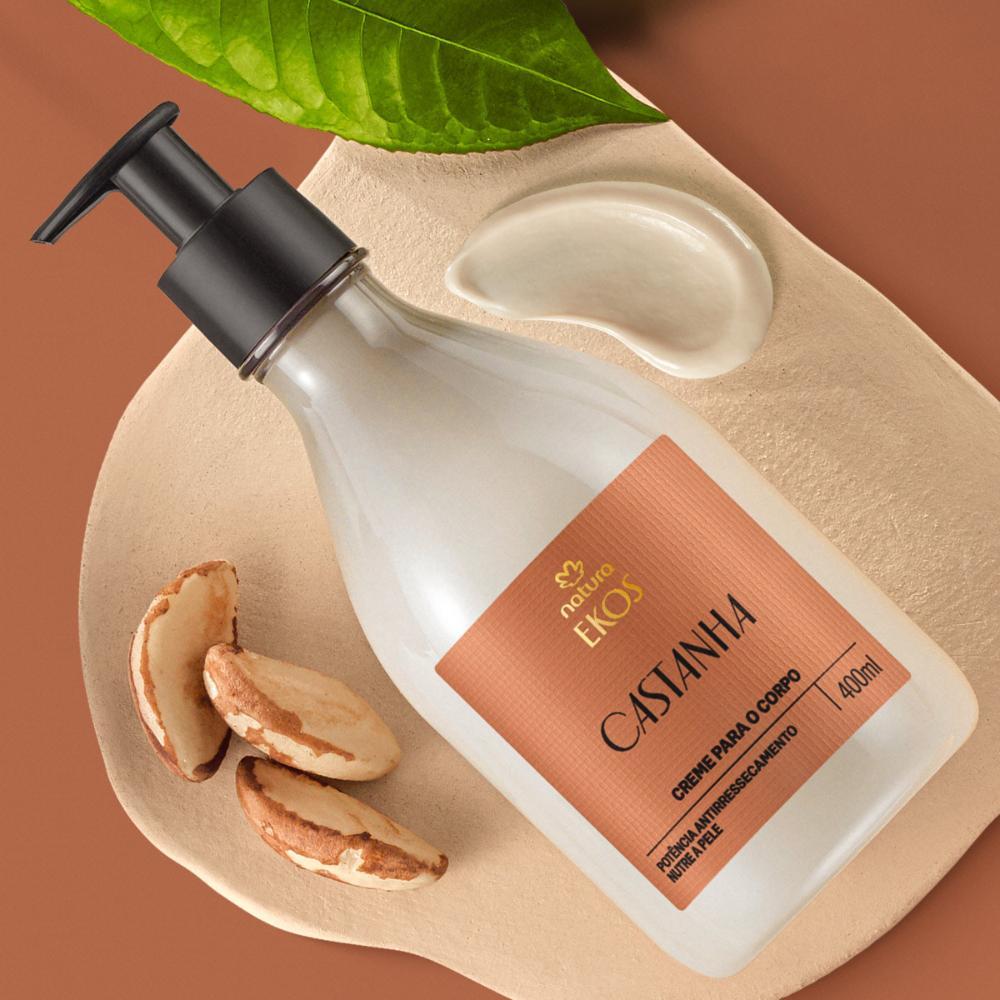 Creme Desodorante Hidratante para o Corpo Ekos Castanha - 3