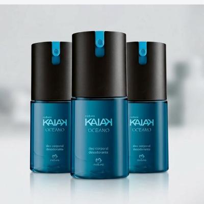 Kit 3 Unidades Perfume Kaiak Oceano Masculino Natura - 100ml cada