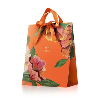 Sacola de Presente Natura com Laço Tamanho P