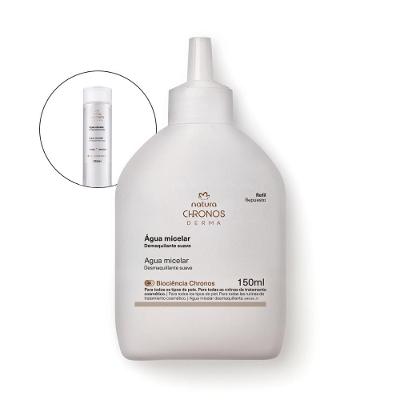 Refil Água Micelar Demaquilante Suave Chronos Derma 150 ml