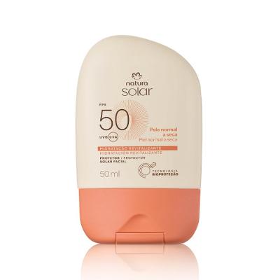 Protetor Solar Natura Facial FPS 50 Pele Normal a Seca