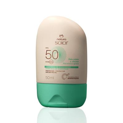 Protetor Solar Natura Facial FPS  50 Pele Mista a Oleosa