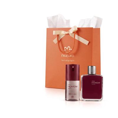 PRESENTE NATURA HOMEM SAGAZ (PARFUM + DES + SACOLA)
